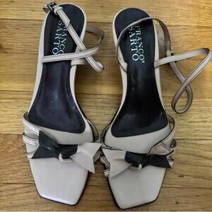 Franco Sarto Cream And Black